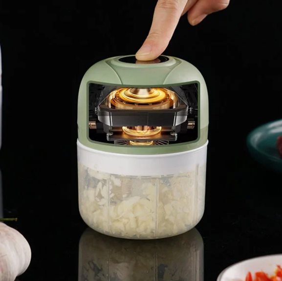 (🎁2024 žhavý novoroční výprodej🎁 50% SLEVA)-USB dobíjecí elektrický mlýnek na česnek