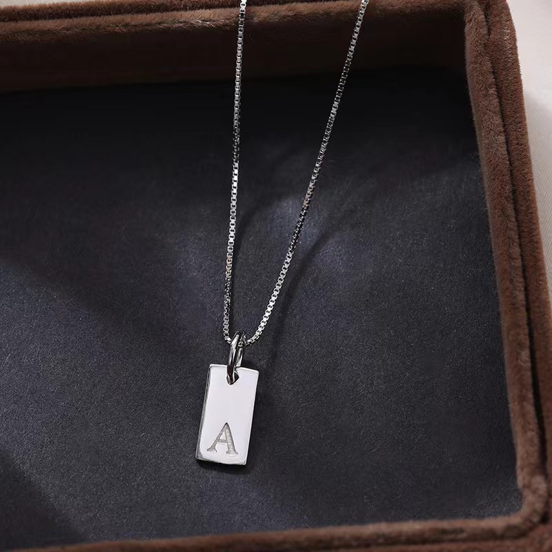🎁 Žhavý novoroční výprodej 2024 50% sleva na všechny produkty!🎁Abeceda platinový náhrdelník