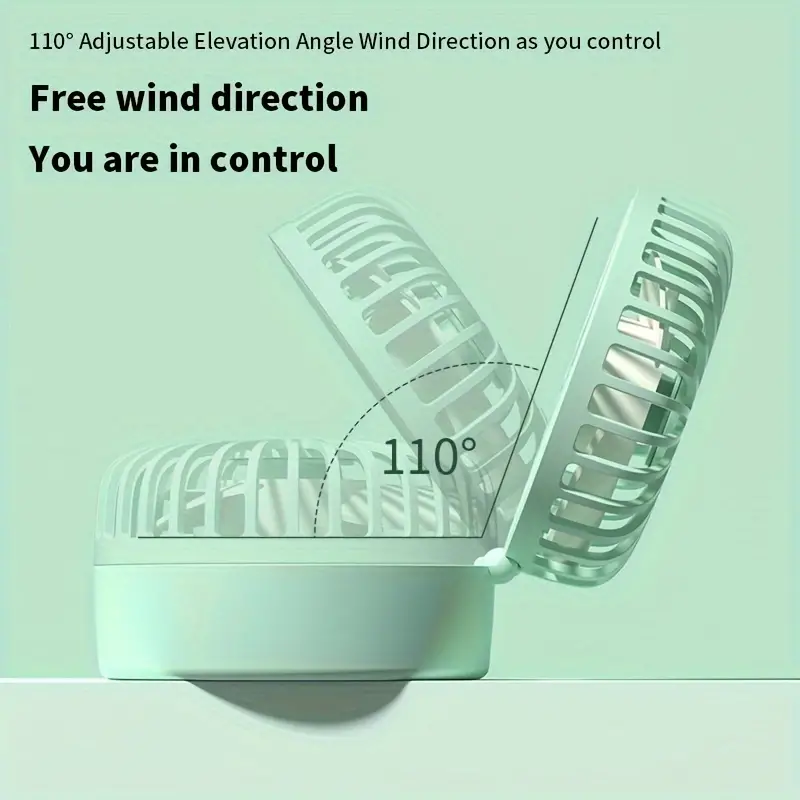 Ventilador de névoa USB montado no pescoço com mini umidificação, três velocidades, ar condicionado e resfriamento de água, ventilador USB com umidificador de spray USB Tipo-C.