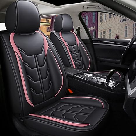 URINOVET GM 2017, 2018 Husă scaun auto 5 scaune față și spate Husă scaun piele impermeabilă și rezistentă la uzură (set complet de cafea cu perne)