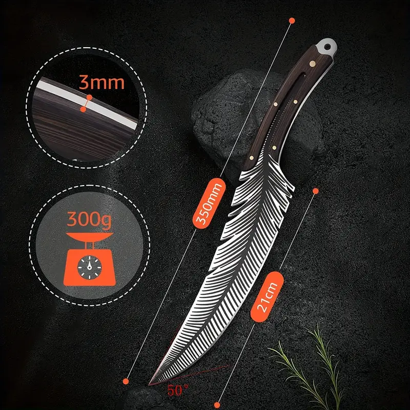 1 kus Sharp Feather Knife