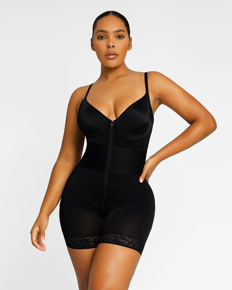 🎁 50% de desconto em todos os produtos!👗Body versátil com modelagem de cinto para todas as estações✨