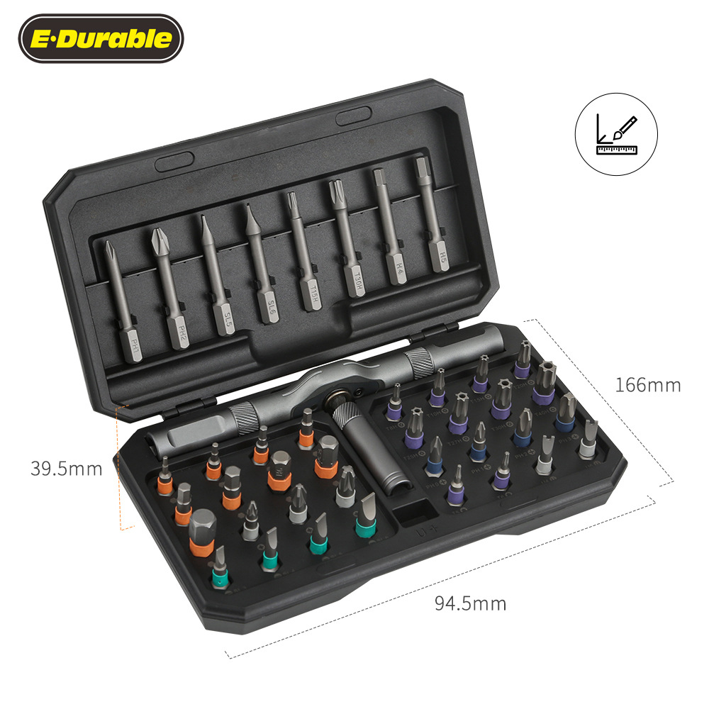 Conjunto de Chave de Fenda Multifunção com Rachet DUKA RS1, Ferramenta de Reparação Doméstica