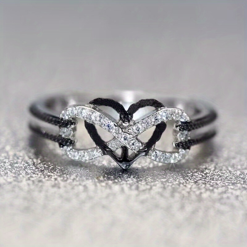 🎁 50% sleva na všechny produkty !💖Módní dámský prsten ve tvaru srdce💍