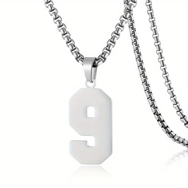 🎁 50% sleva na všechny produkty ! 🏆Stylový náhrdelník s přívěskem na sportovní číslo🔢