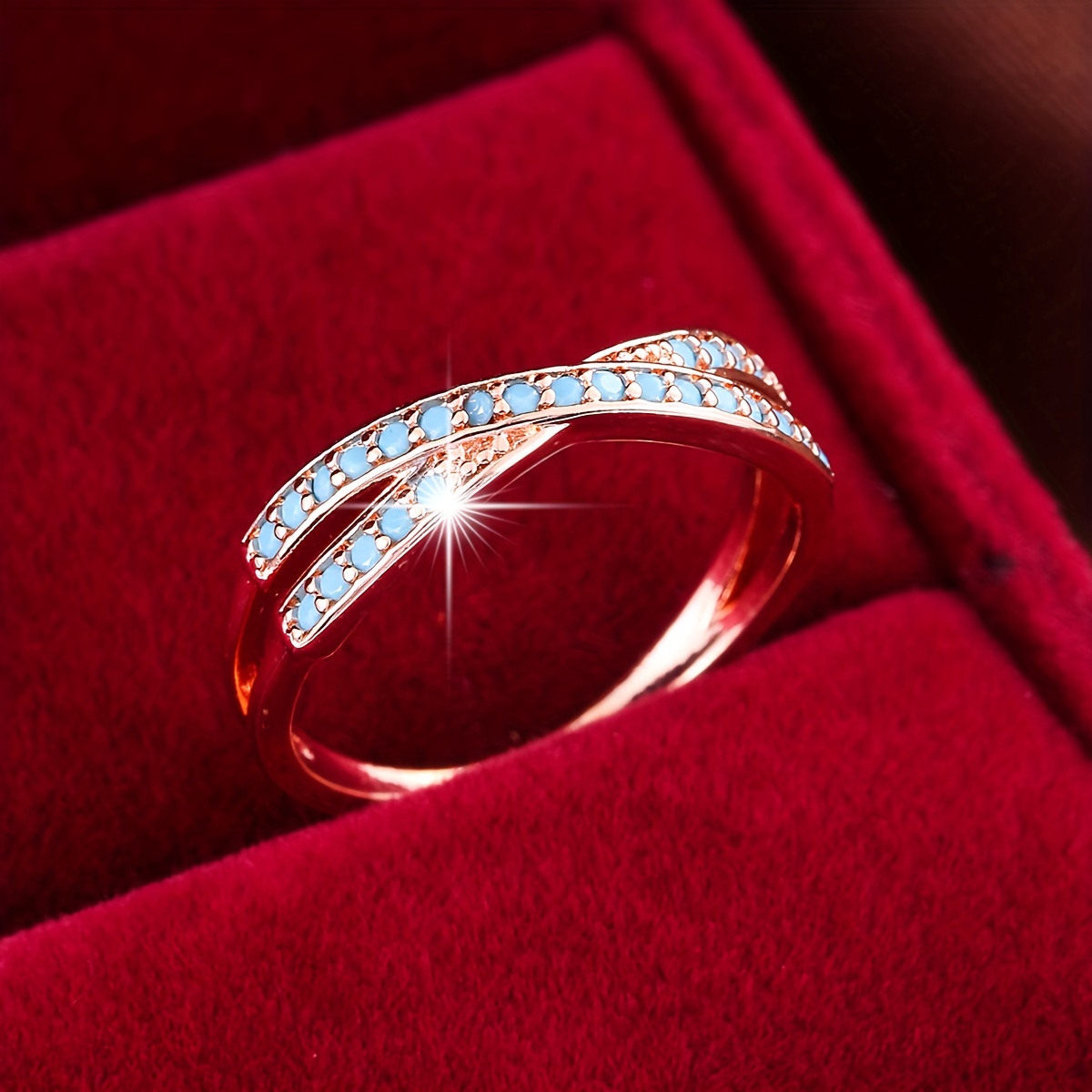 🎁 50% sleva na všechny produkty !💍Jednoduchý módní křížový prsten pro ženy💖