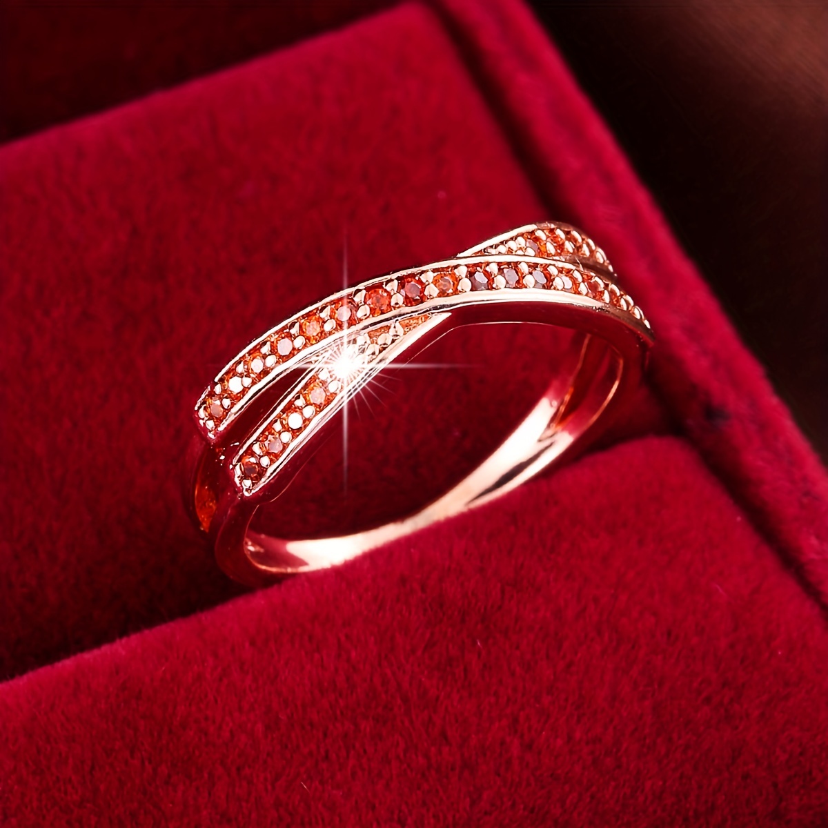 🎁 50% sleva na všechny produkty !💍Jednoduchý módní křížový prsten pro ženy💖