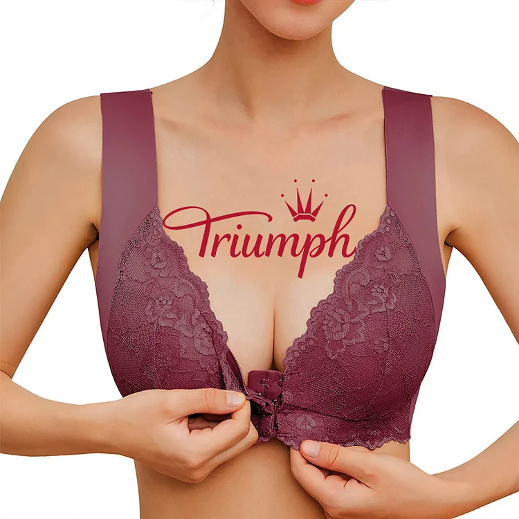Triumph - 3dílné podprsenky 💥ultra tenký model ze sexy krajky bez kostic [75A-110E]
