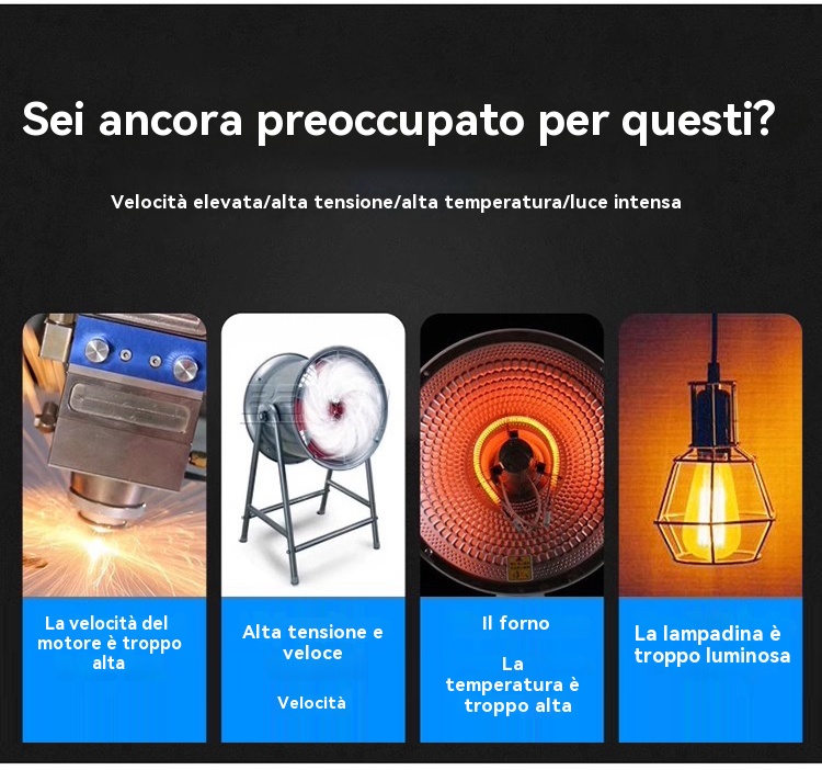 【2/4/6 PZ】Regolatore di tensione elettronico ad alta potenza regolabile SCR da 4000 W / Regolazione della velocità / Regolazione della temperatura - con custodia assicurativa