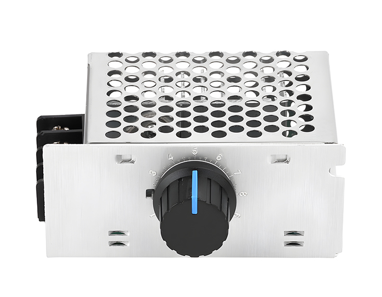 【2/4/6 PZ】Regolatore di tensione elettronico ad alta potenza regolabile SCR da 4000 W / Regolazione della velocità / Regolazione della temperatura - con custodia assicurativa