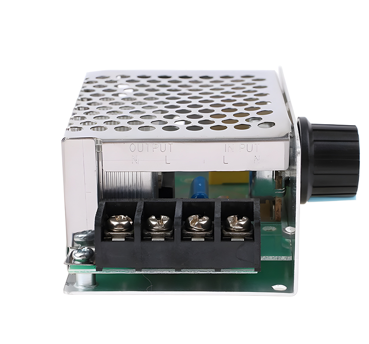 【2/4/6 PZ】Regolatore di tensione elettronico ad alta potenza regolabile SCR da 4000 W / Regolazione della velocità / Regolazione della temperatura - con custodia assicurativa