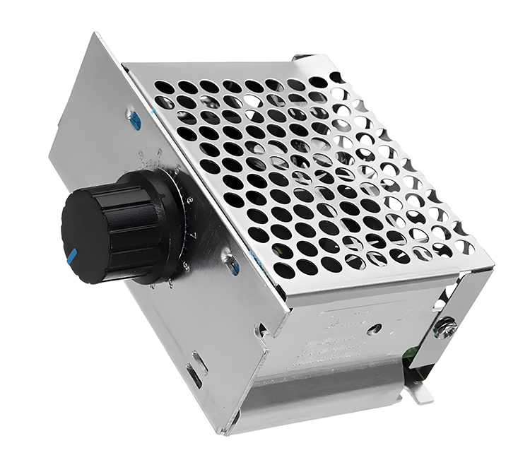 【2/4/6 PZ】Regolatore di tensione elettronico ad alta potenza regolabile SCR da 4000 W / Regolazione della velocità / Regolazione della temperatura - con custodia assicurativa