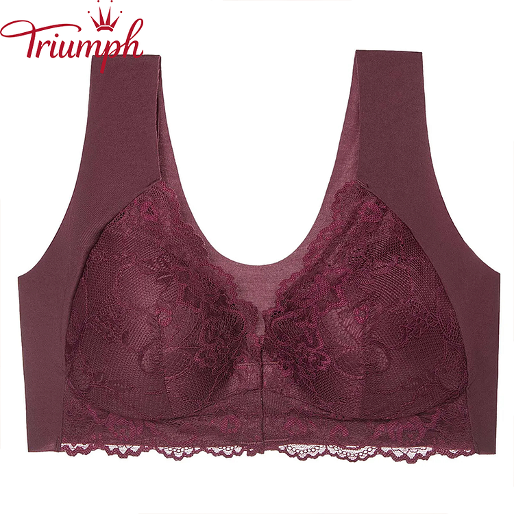 Triumph - 3dílné podprsenky 💥ultra tenký model ze sexy krajky bez kostic [75A-110E]