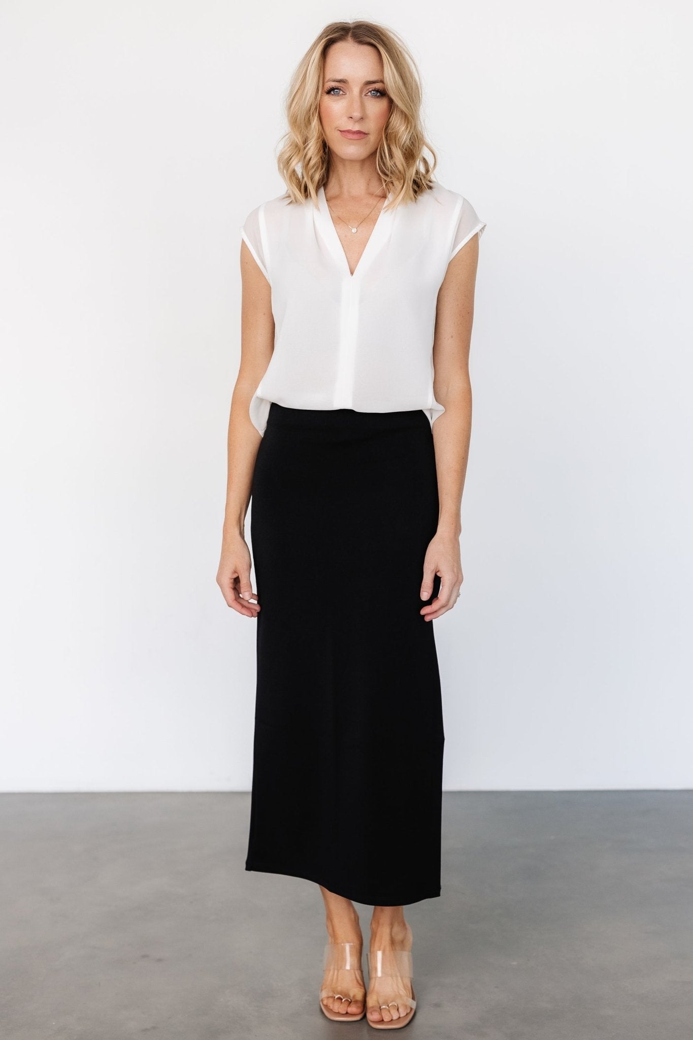 Pembroke Pencil Skirt | Black-My Beautiful Style