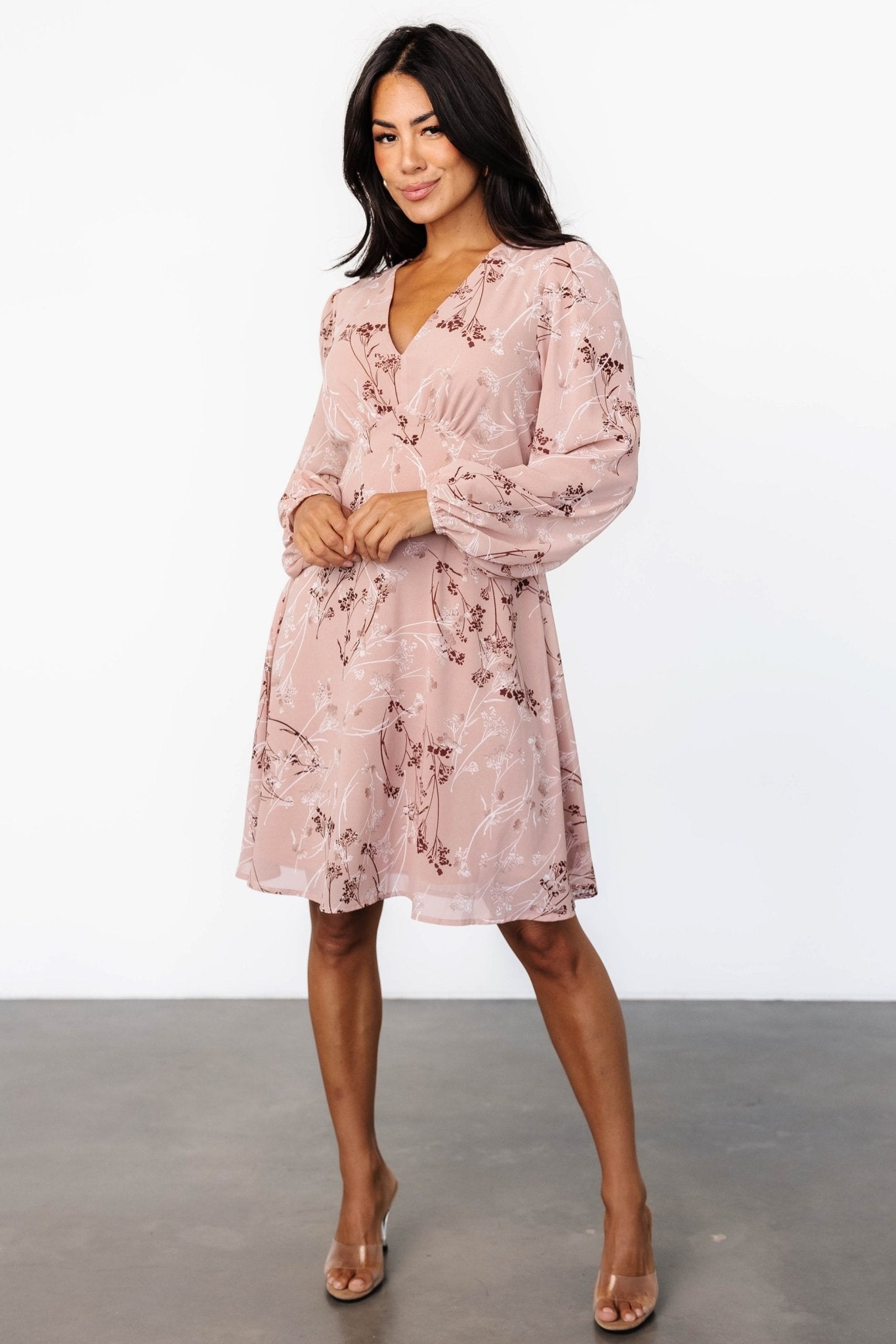 Rosalind Short Dress | Vintage Blush-My Beautiful Style