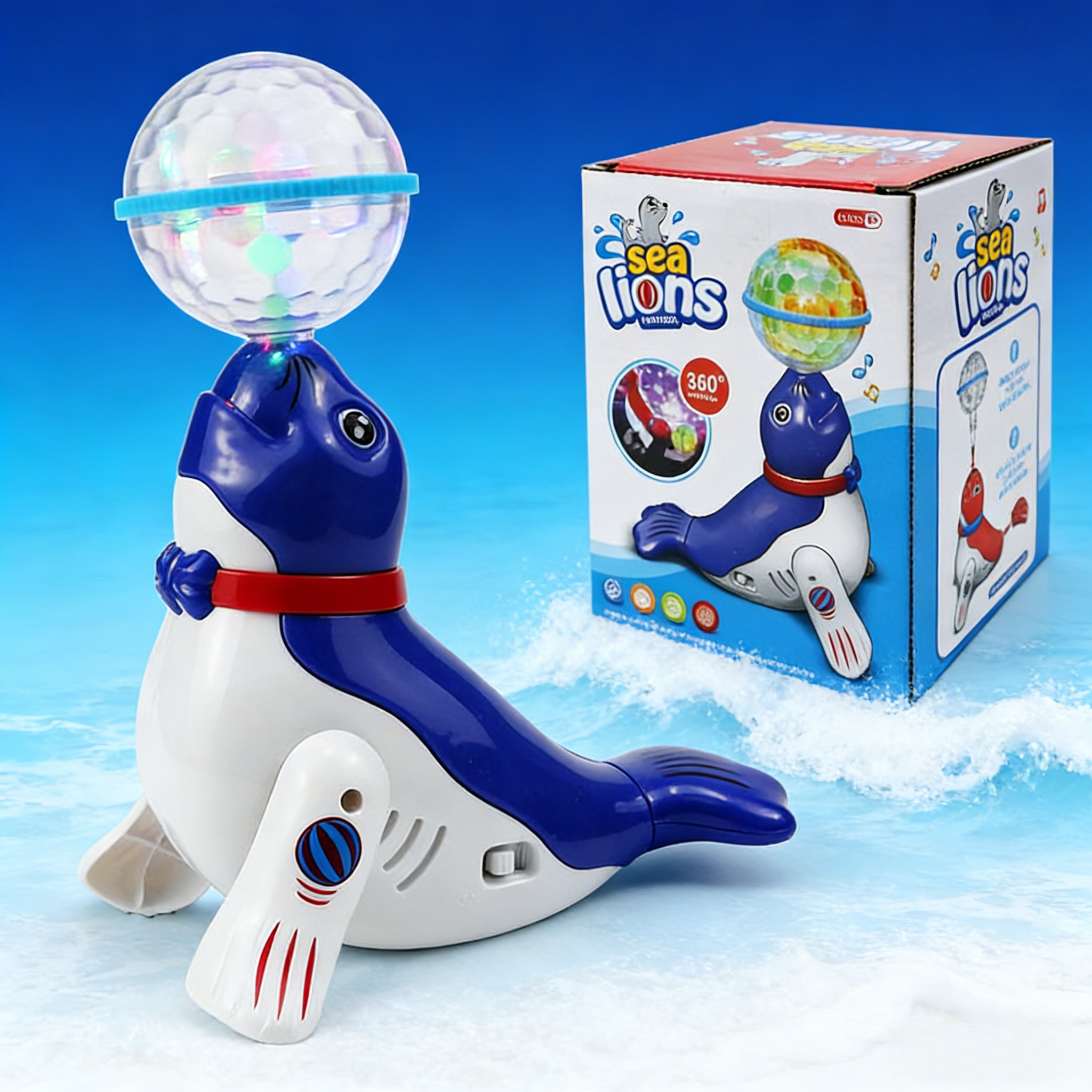 🦭✨Projection Dancing Ball-Juggling Sea Lion