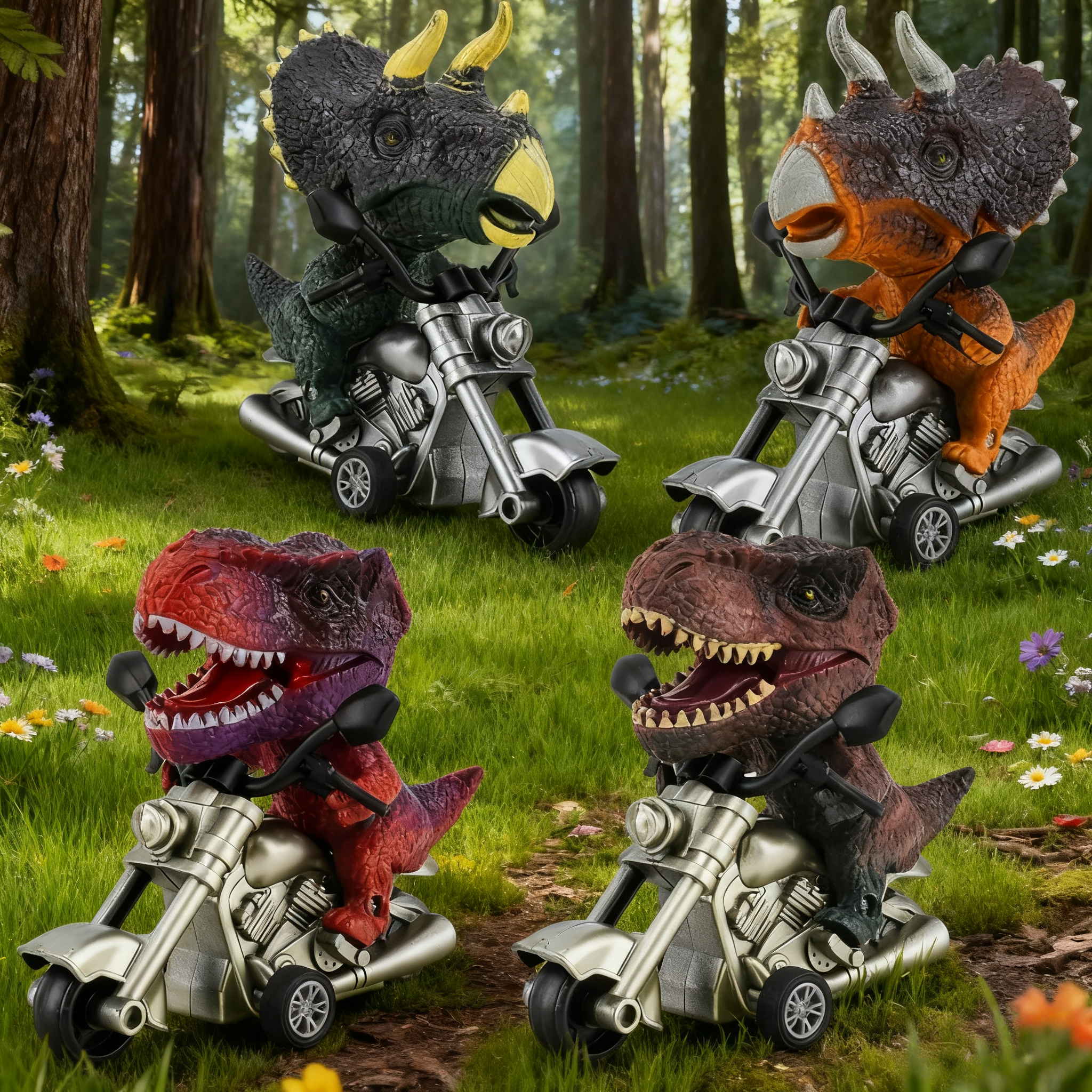 Dino Rider Inertia Motorcycles 🦖🏍️