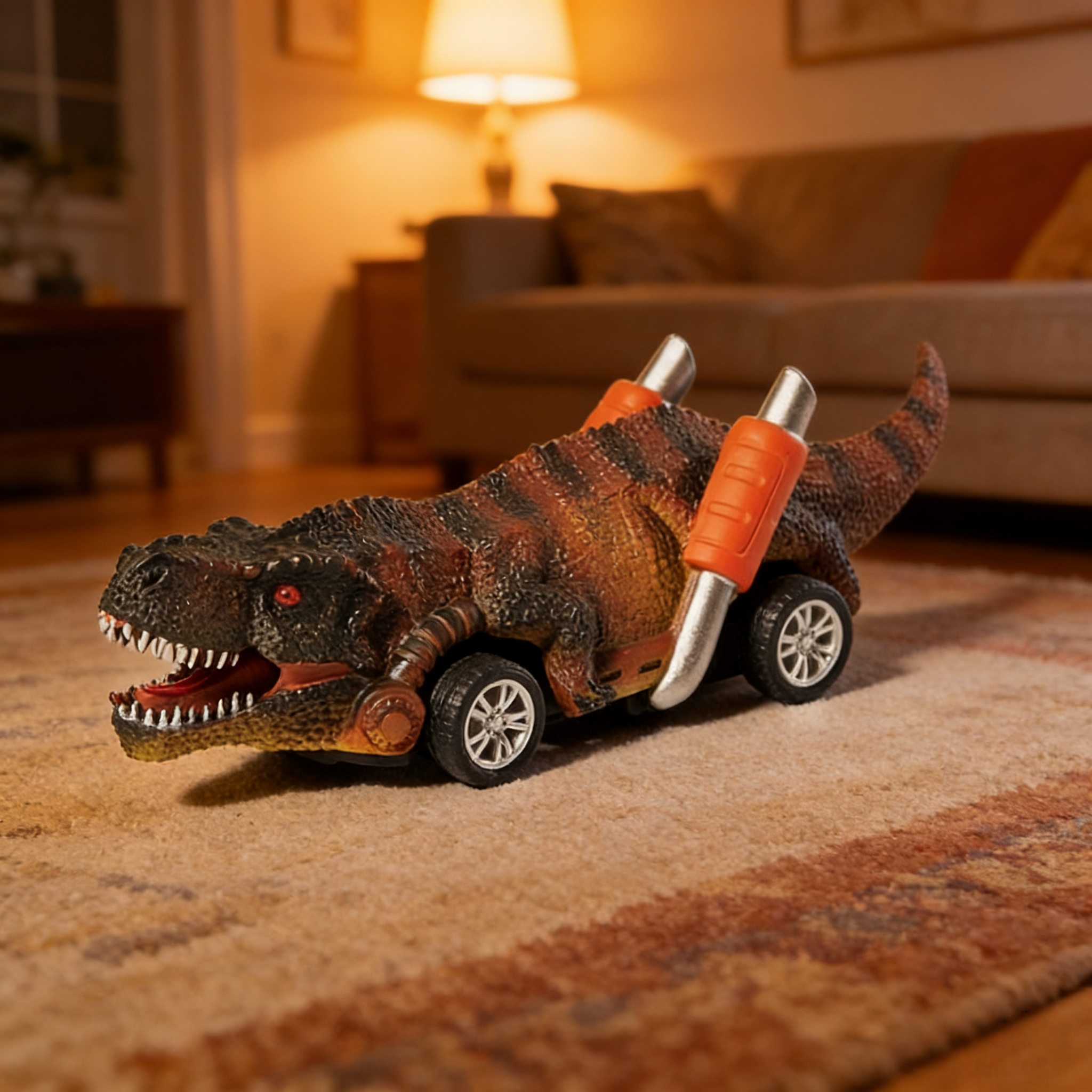 Dinosaur Pull-Back Battle Vehicles: Fun & Educational Toy Cars for Kids 🦖🚗