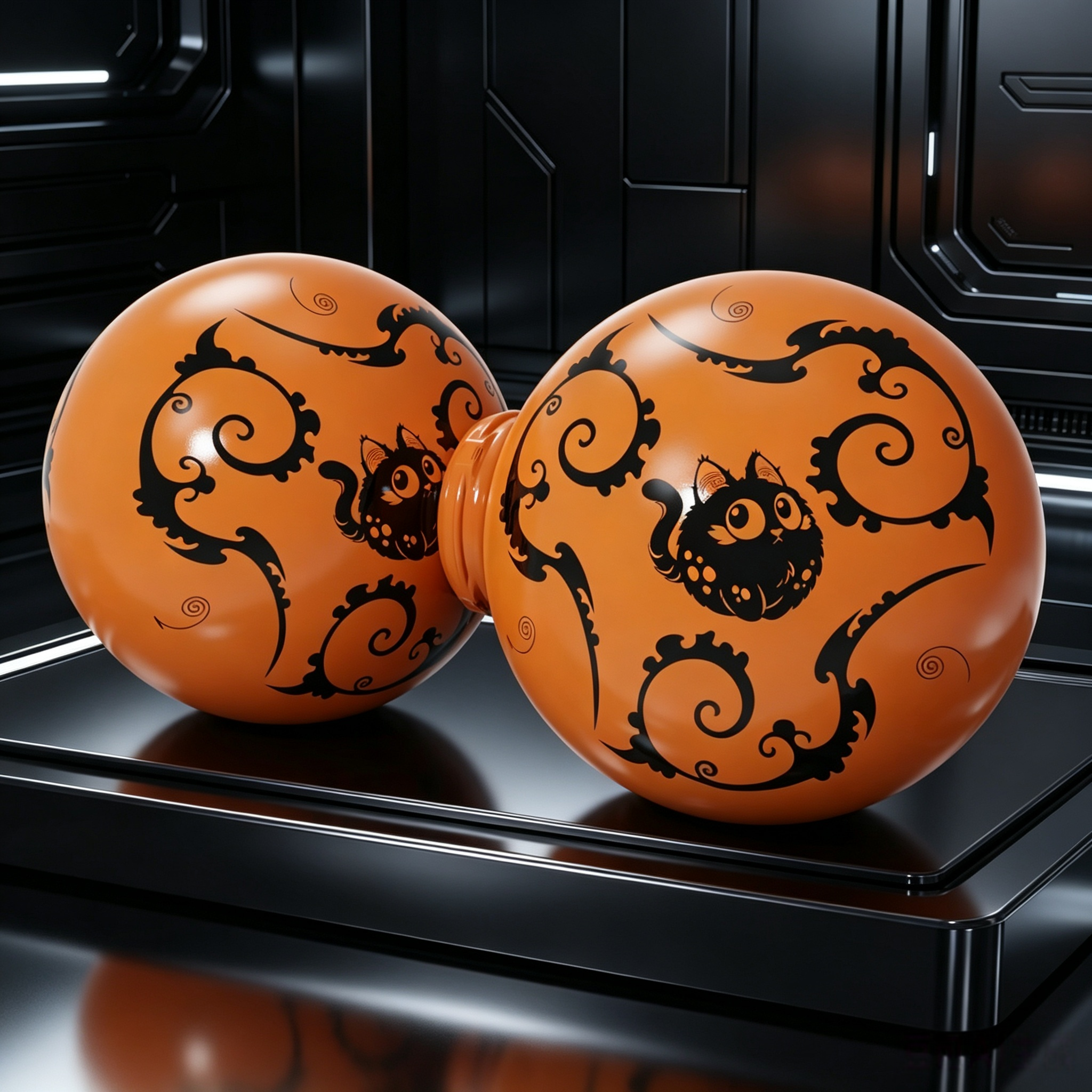 Cyber Walnut | Magnetic Sensory Fidget Ball Set