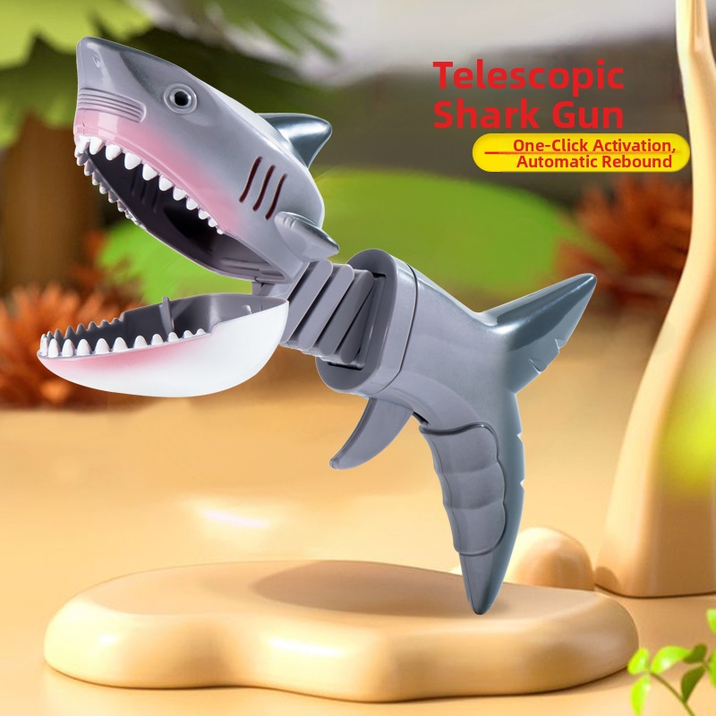 Stretchy Spring Animal Grabber Toy 🦖🦈 | Fun Prank & Stress Relief Gift!