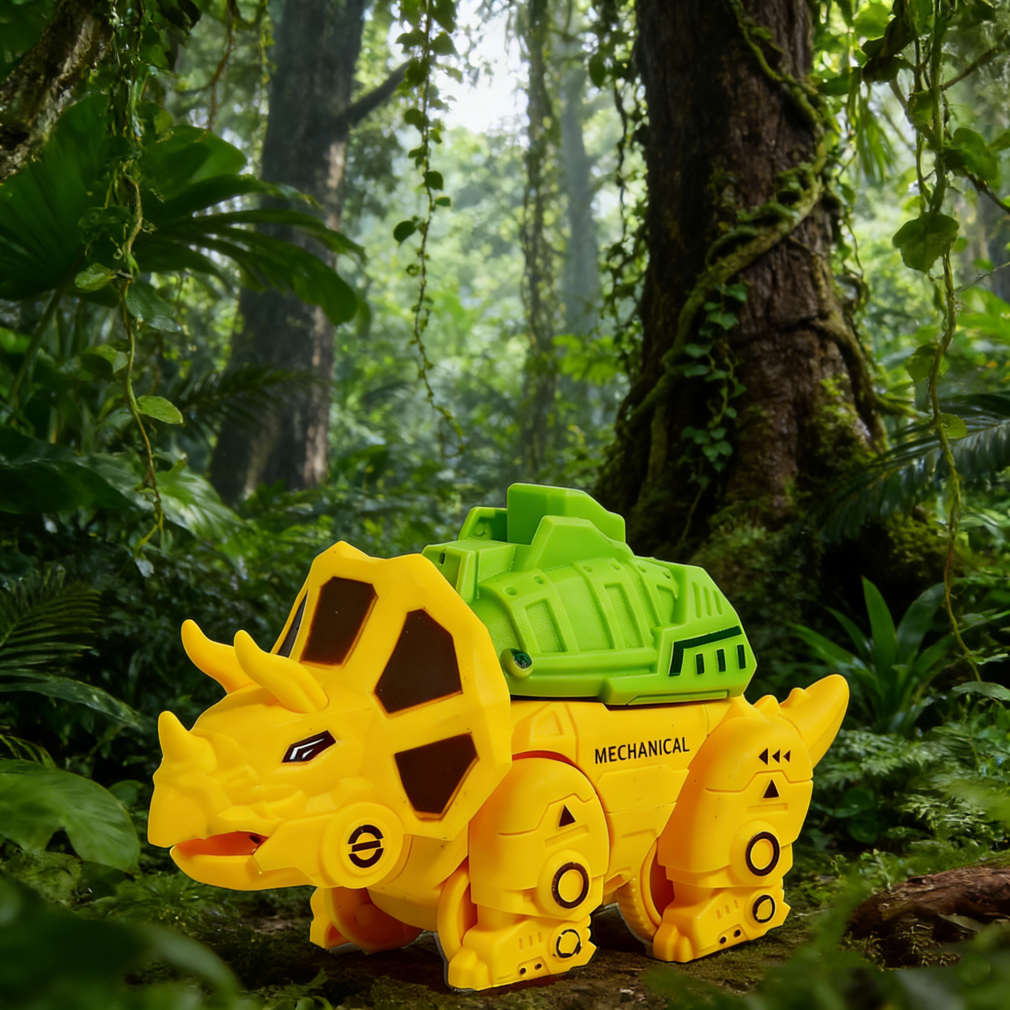 🦖 Push-Back Dinosaur Car