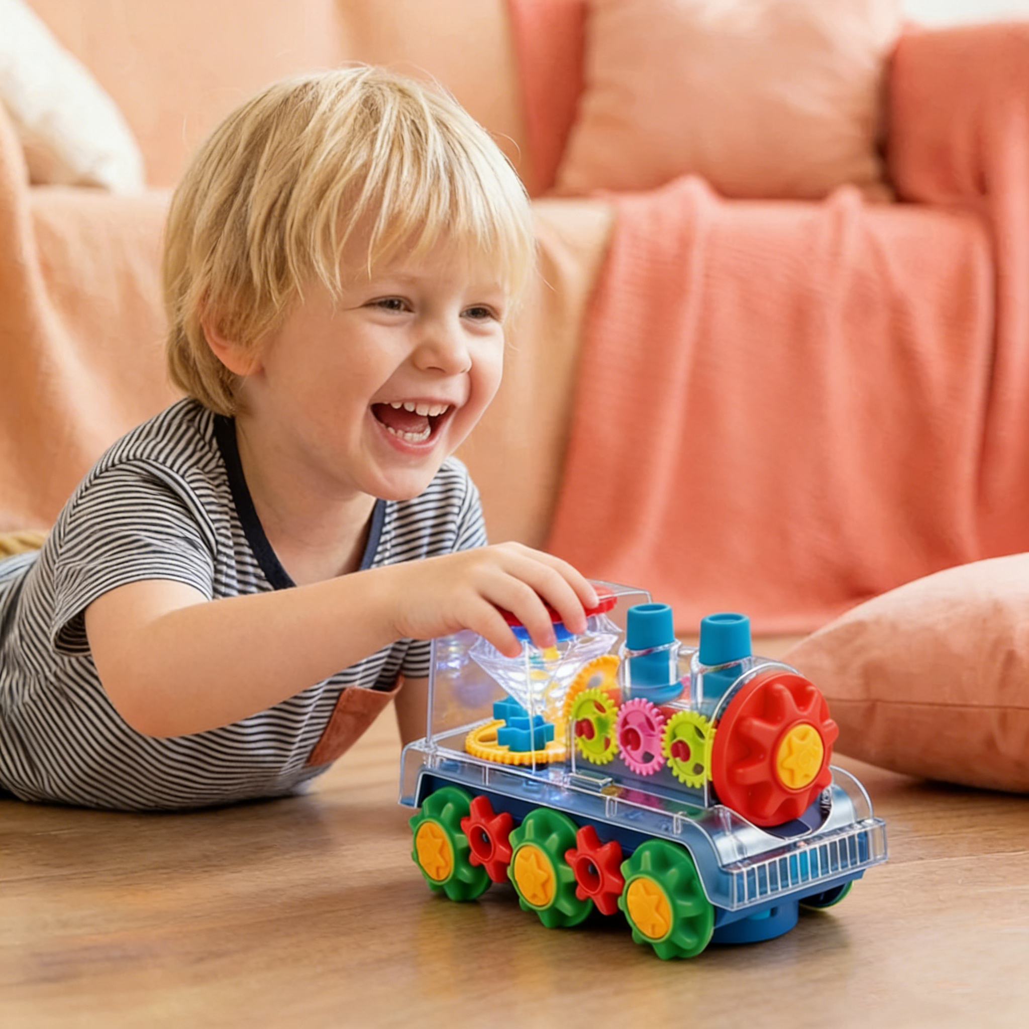 Transparent Gear Train