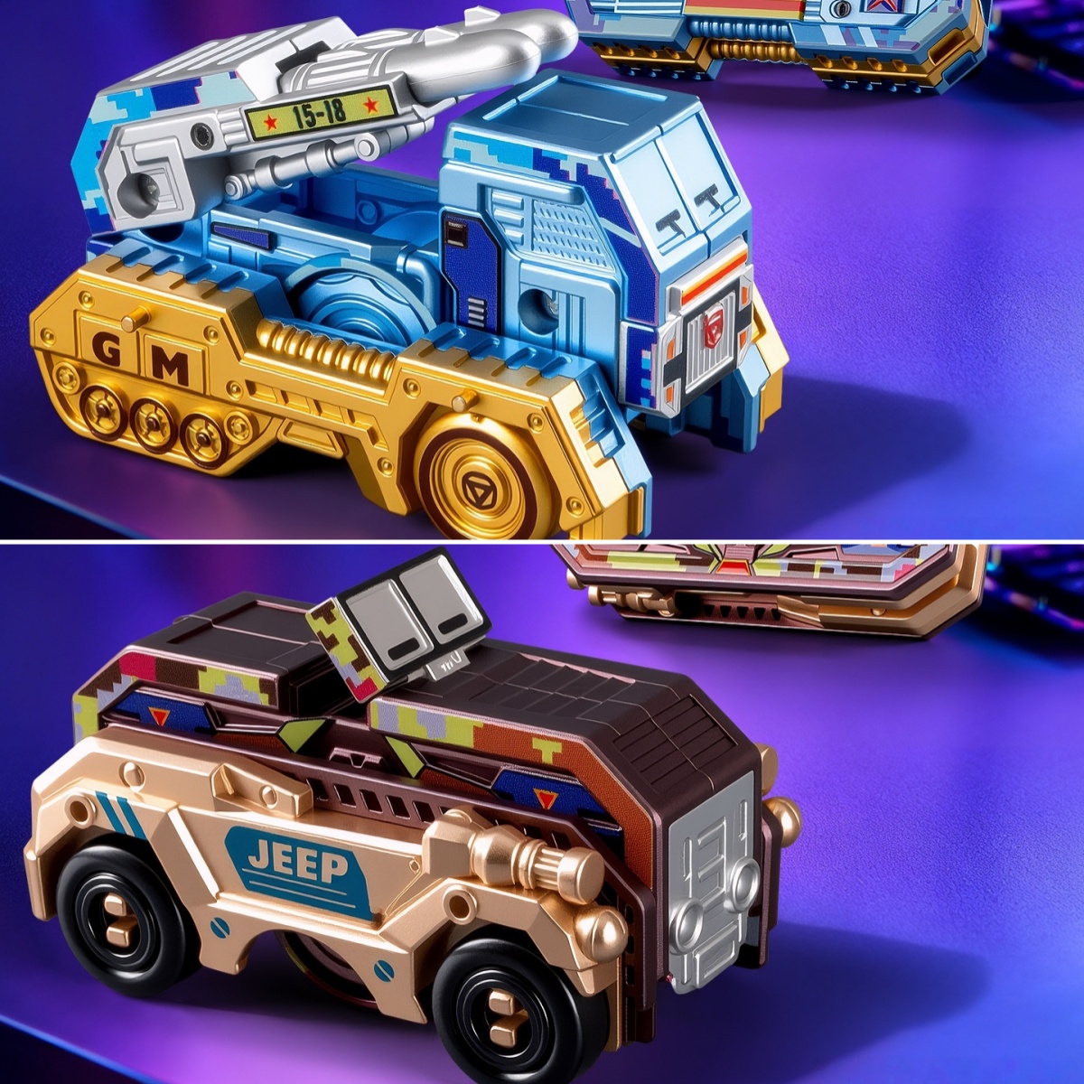 ⚔️Transformable Fingertip Spinner: Battle Tank Edition