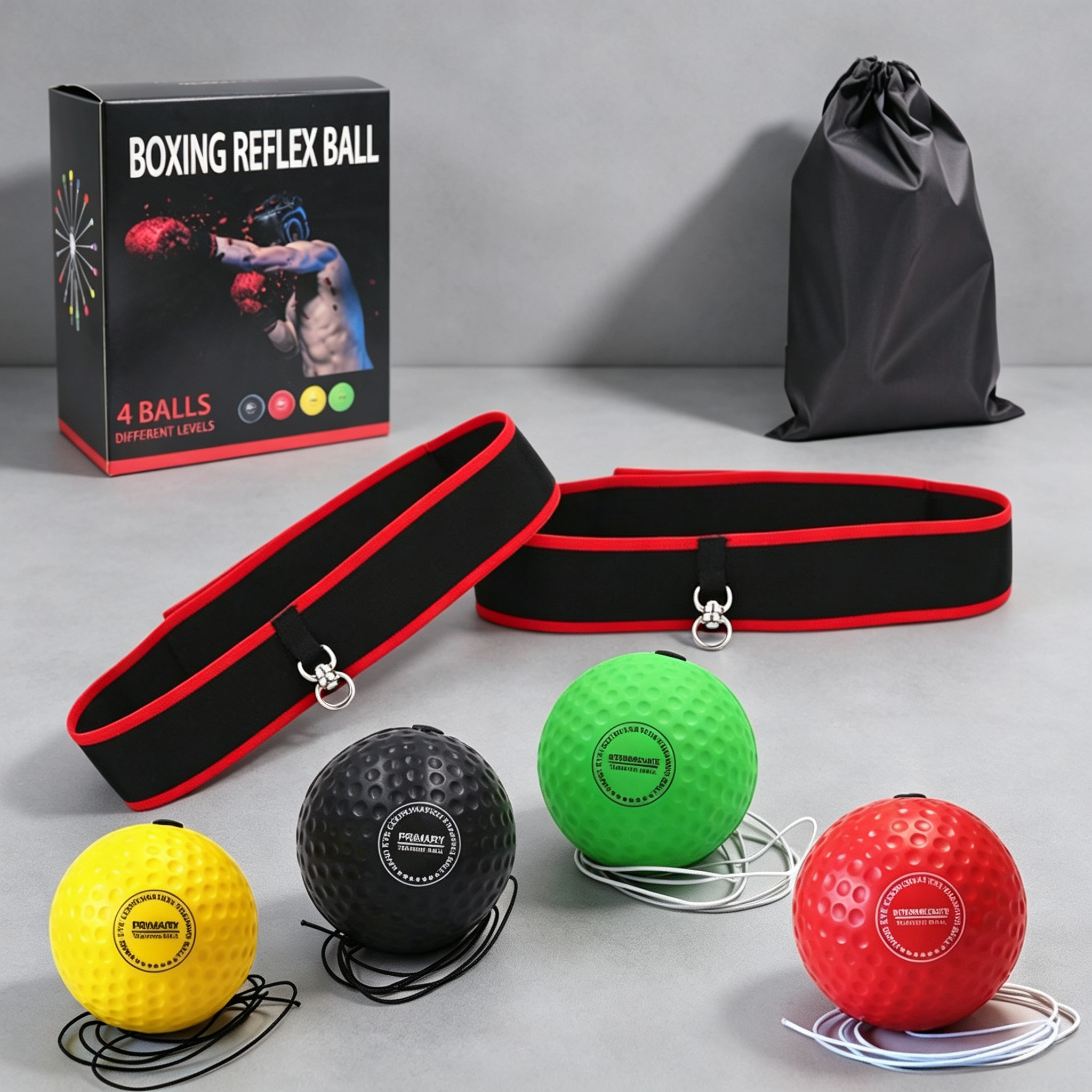 🥊 Boxing Reflex Ball Headband — Reaction Training Set