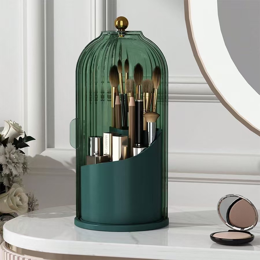 🧴 360° Rotating Storage Organizer — See Everything at a Glance ✨