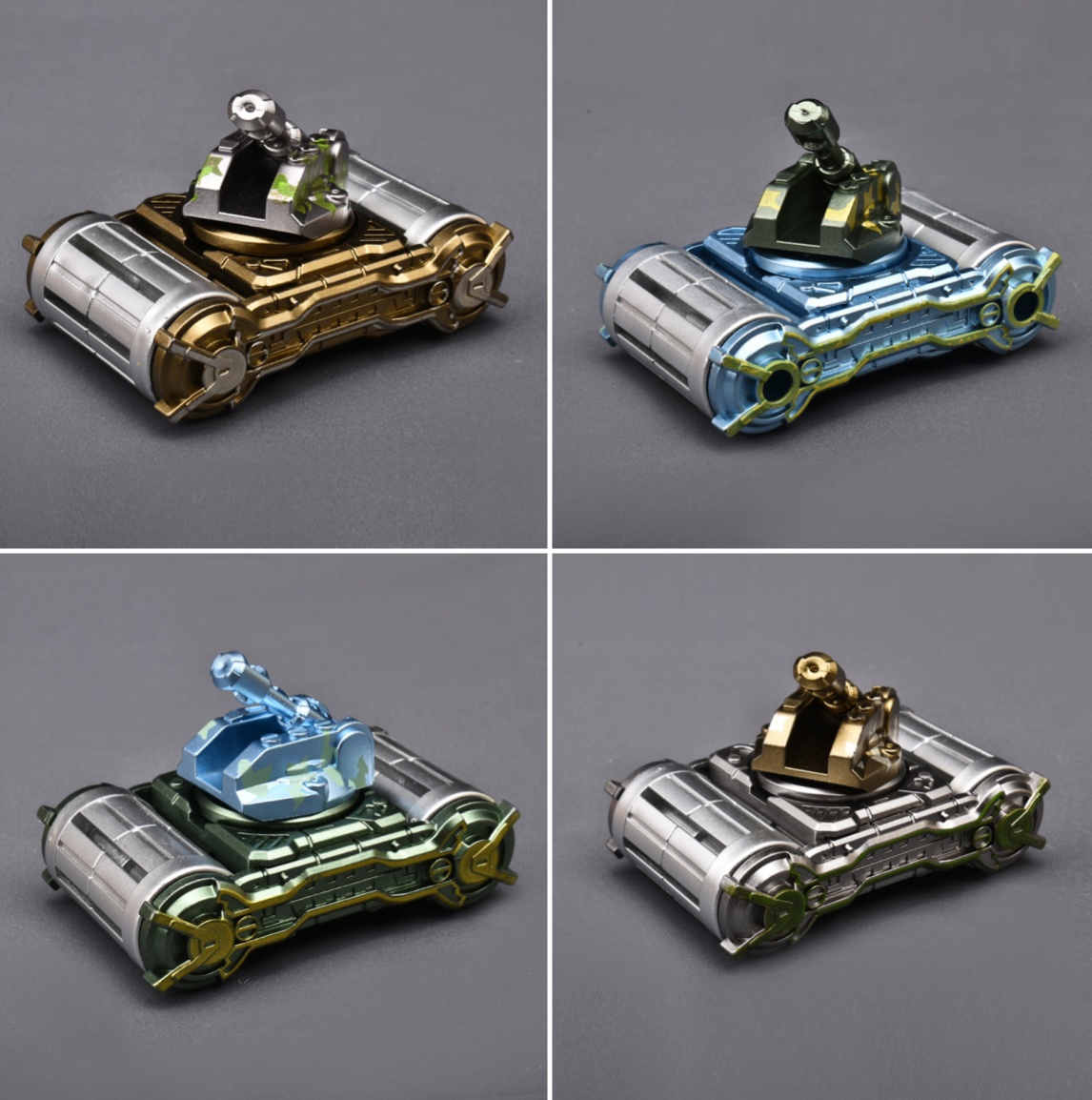 💥Transformable Finger Spinner: Mecha Tank