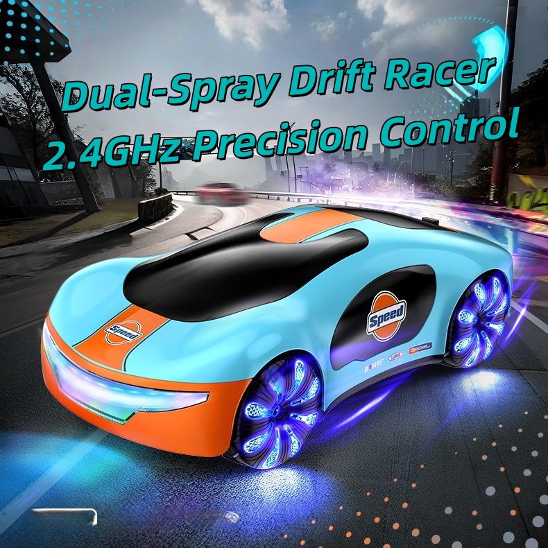 🎮Future Remote-Controlled Car with Gesture Sensing, Featuring Lights, Spray Effects, and Sound