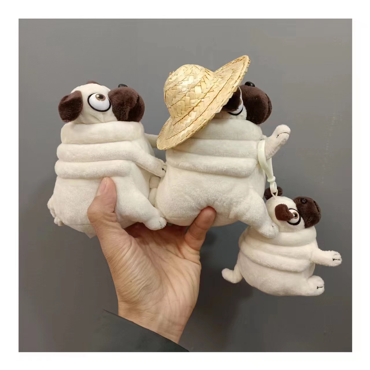 🐶🥰 Adorably Ugly Shar-Pei Pug Plush Toy