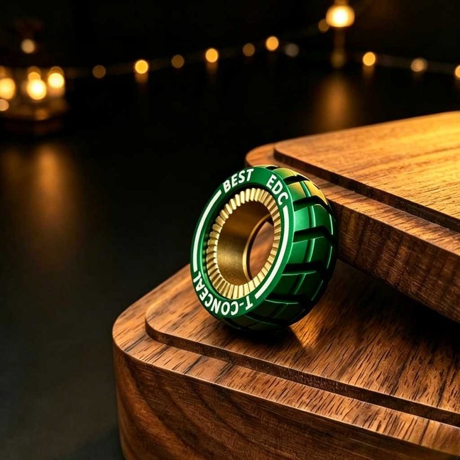 Magnetic EDC Fidget Ring – Mechanical Stress Relief Toy for Office & Daily Focus