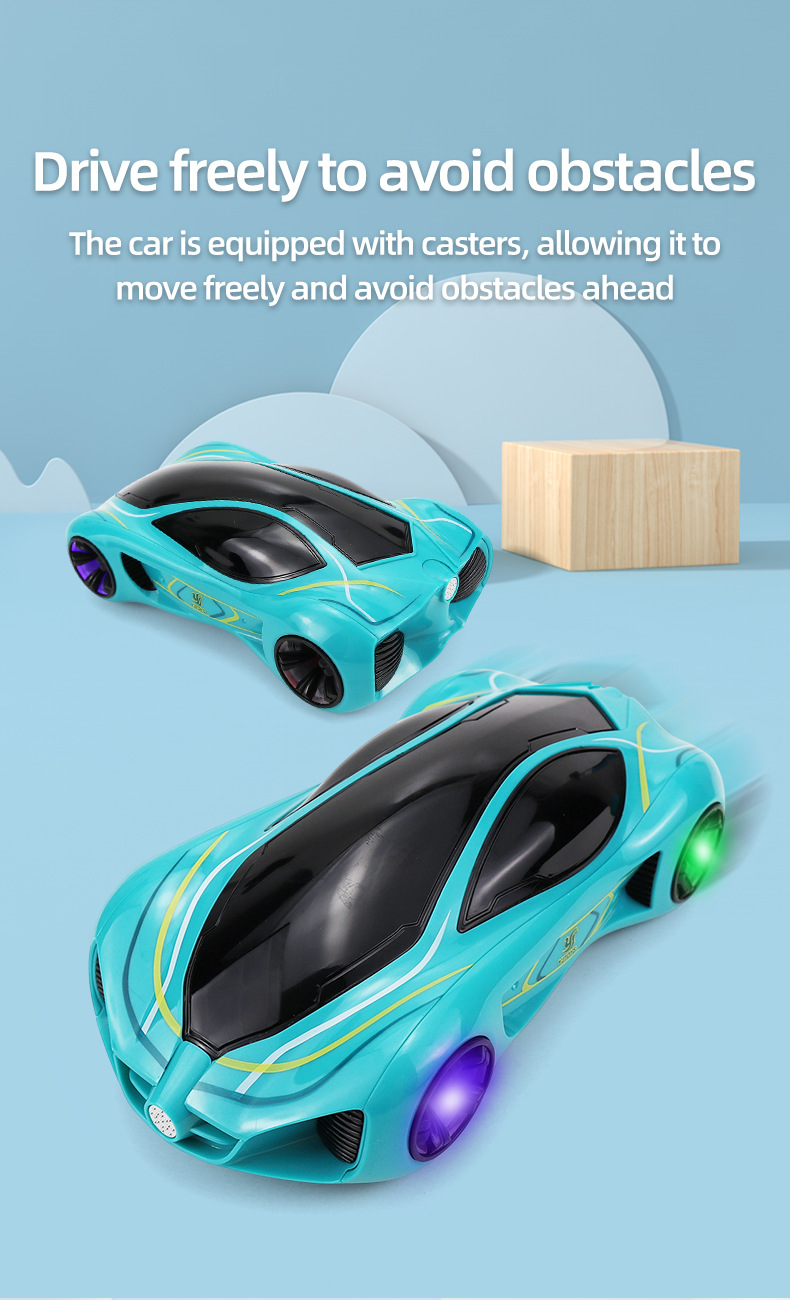 Electric Light-Up Omni-Directional Sports Swing Car 🚗💥