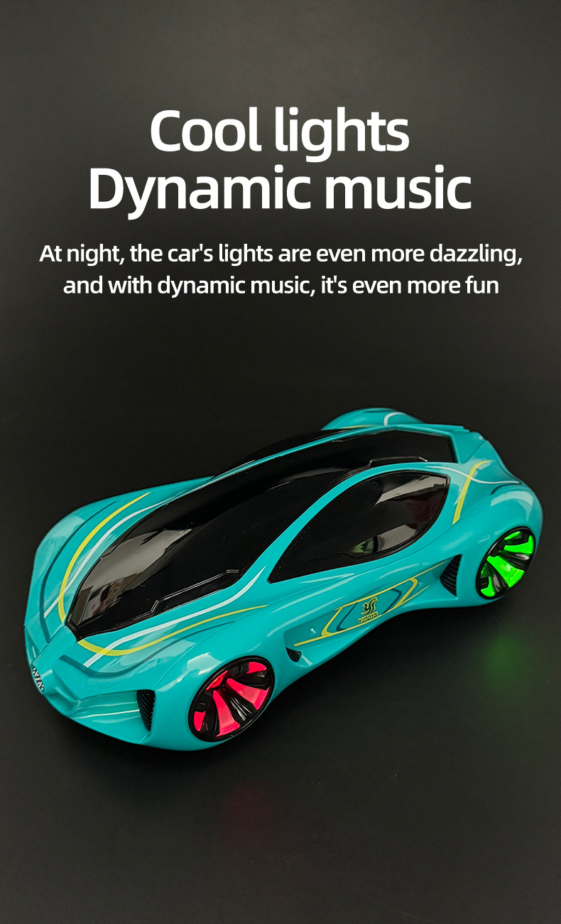 Electric Light-Up Omni-Directional Sports Swing Car 🚗💥