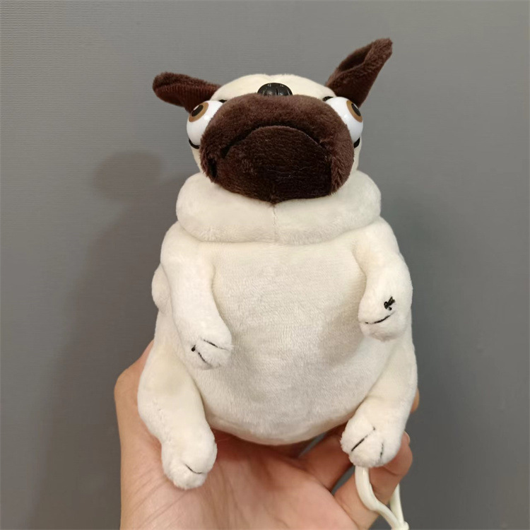 🐶🥰 Adorably Ugly Shar-Pei Pug Plush Toy