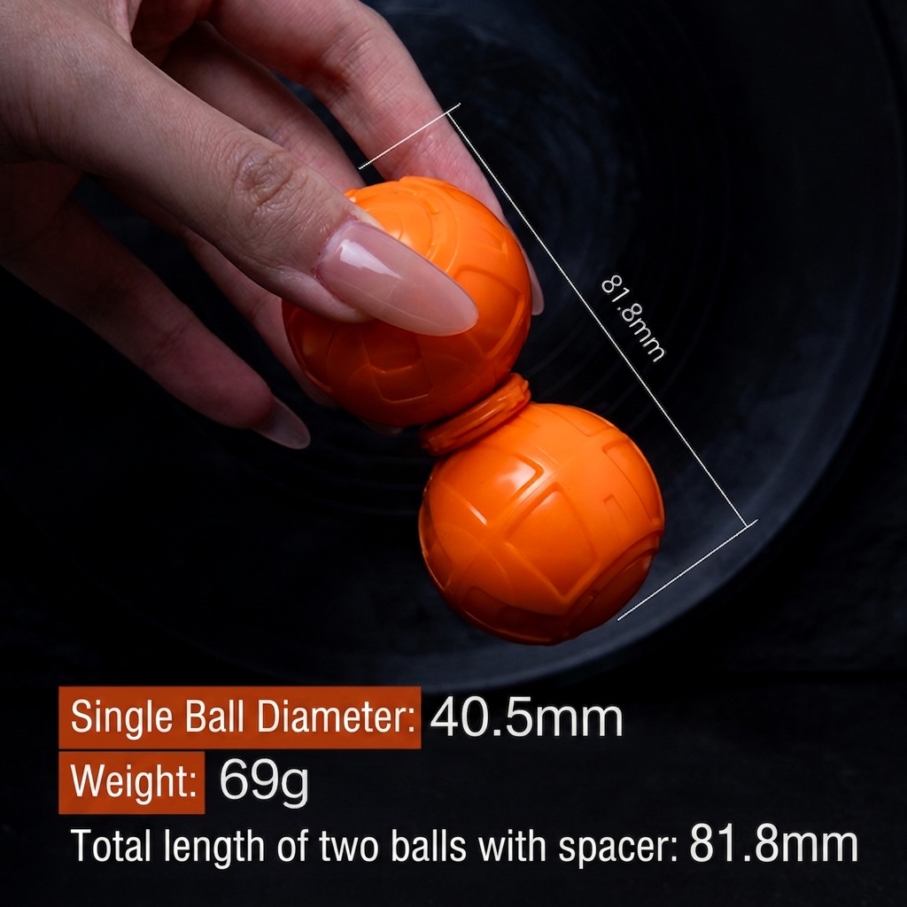 Cyber Walnut | Magnetic Sensory Fidget Ball Set