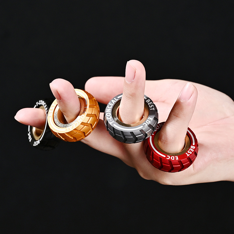 Magnetic EDC Fidget Ring – Mechanical Stress Relief Toy for Office & Daily Focus
