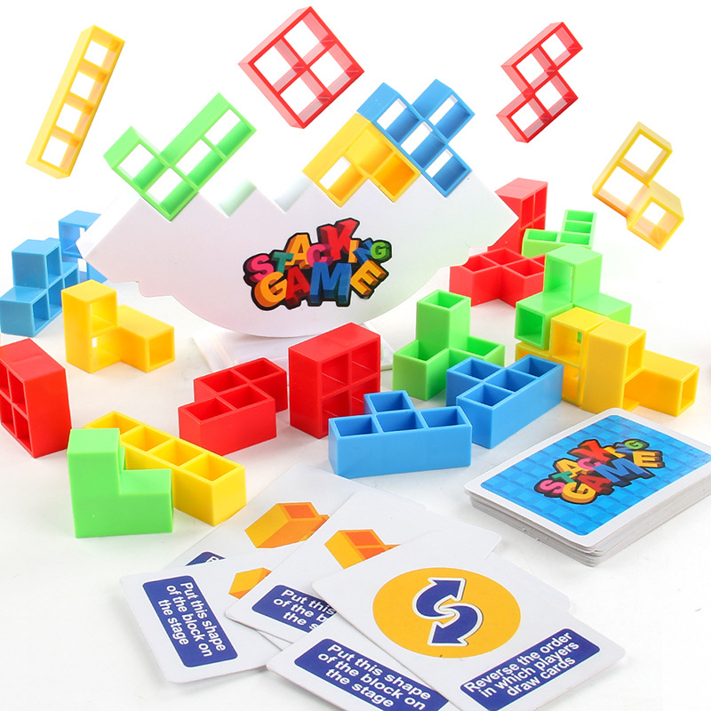 🧩Russian Stackable Blocks Toy