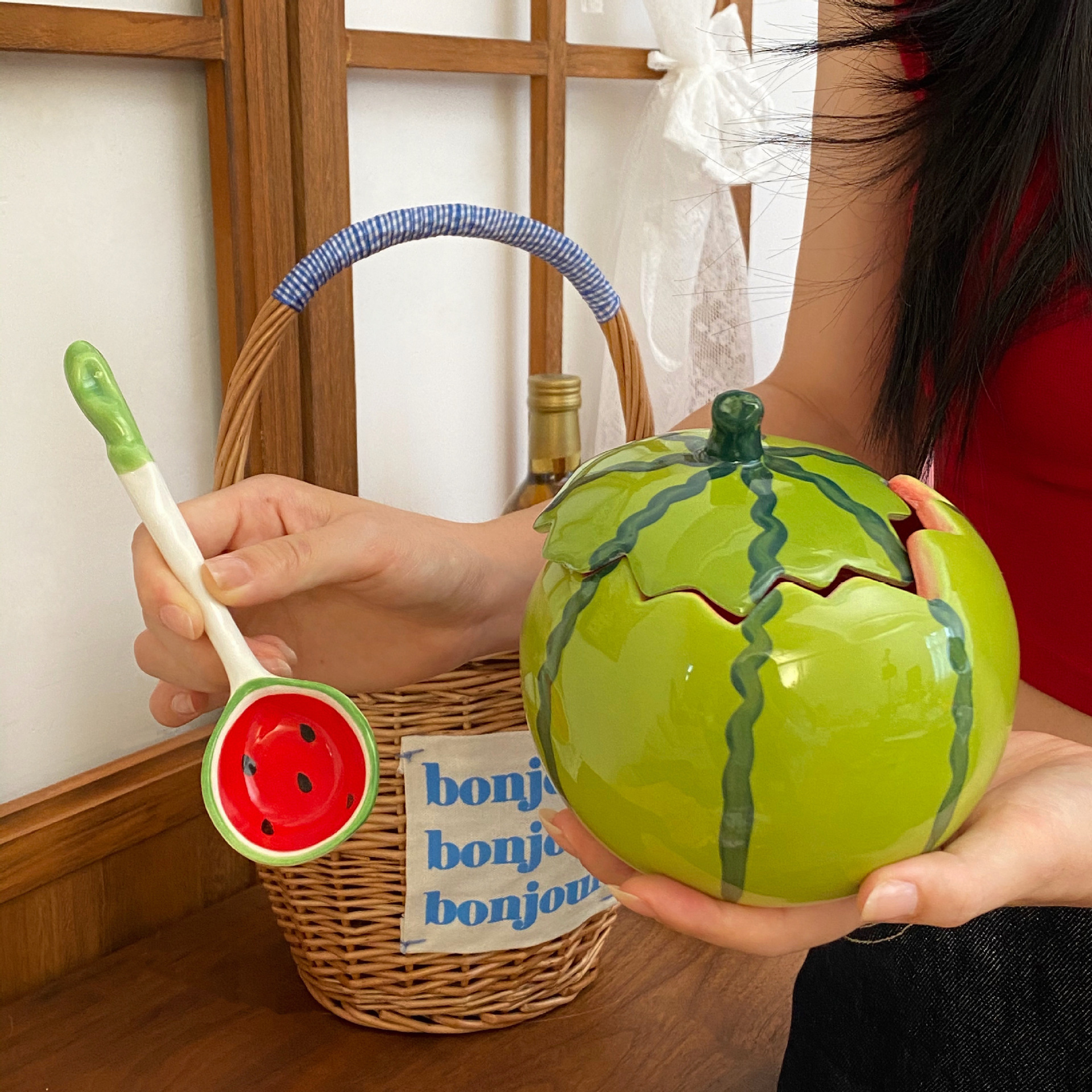 🍉High-Quality Watermelon Bowl - Adorable Ceramic Design