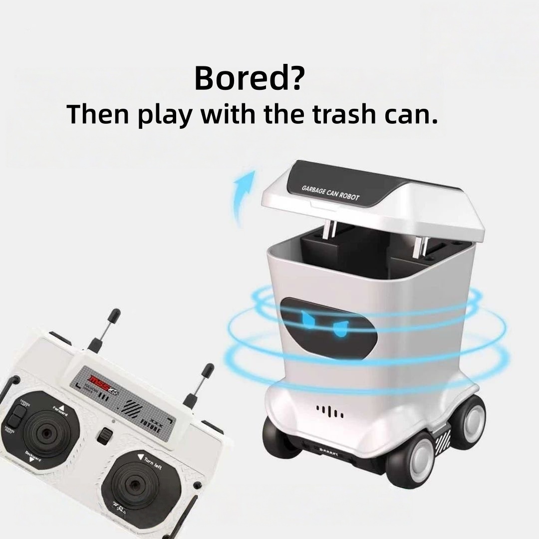 🤖Remote-Controlled Trash Can