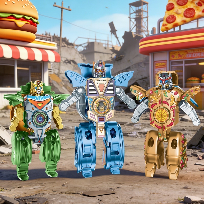 The Ultimate 2-in-1 Transforming Food Robot Spinner