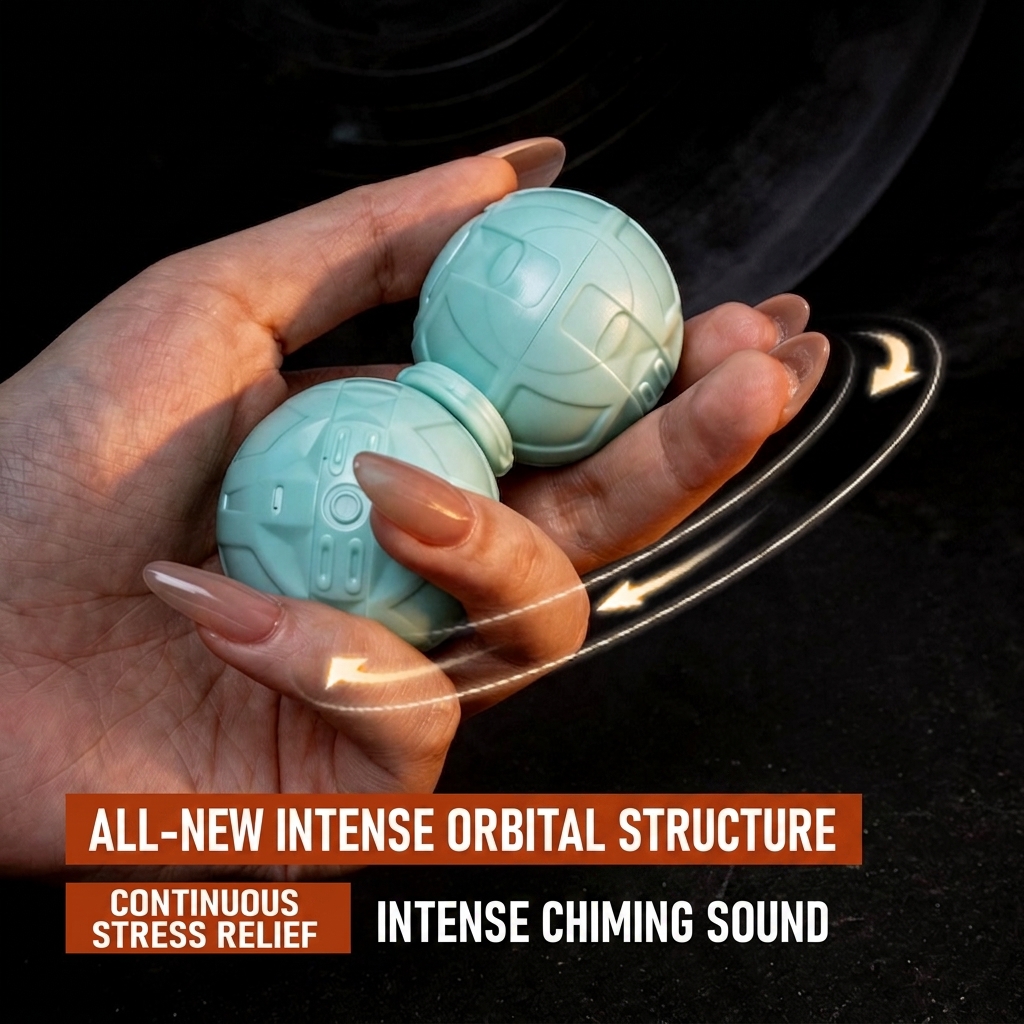 Cyber Walnut | Magnetic Sensory Fidget Ball Set