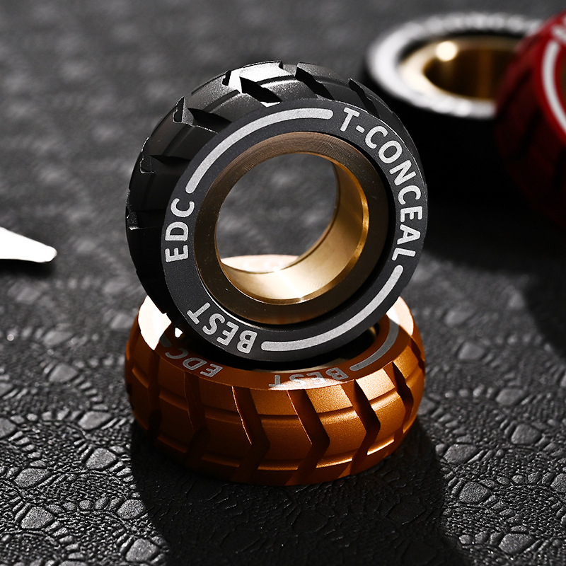 Magnetic EDC Fidget Ring – Mechanical Stress Relief Toy for Office & Daily Focus