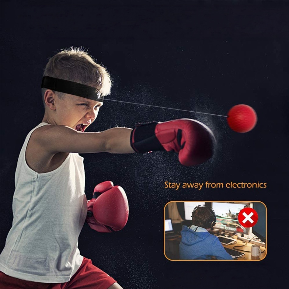🥊 Boxing Reflex Ball Headband — Reaction Training Set
