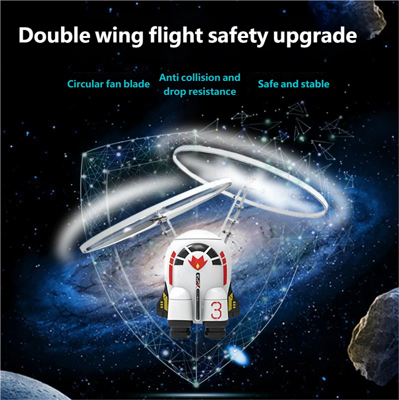 ✨ Colorful Light-Up Astronaut Drone - The Ultimate Fun for Kids!