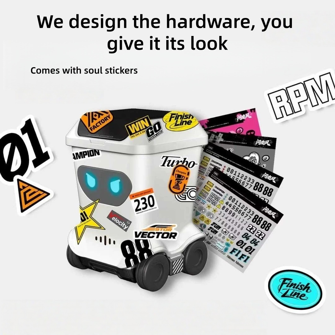 🤖Remote-Controlled Trash Can