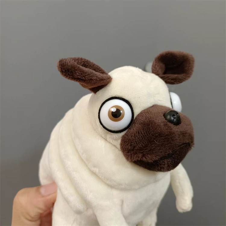 🐶🥰 Adorably Ugly Shar-Pei Pug Plush Toy
