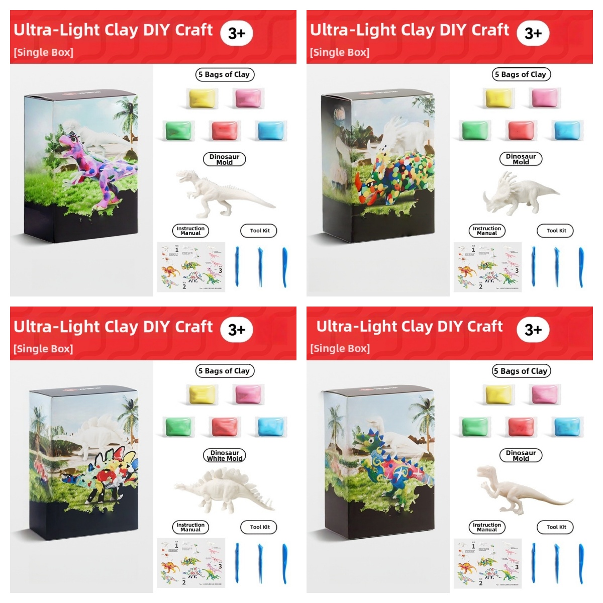 🦕 Dinosaur Clay DIY Any Way You Like