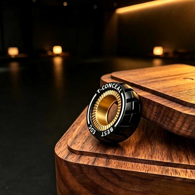 Magnetic EDC Fidget Ring – Mechanical Stress Relief Toy for Office & Daily Focus